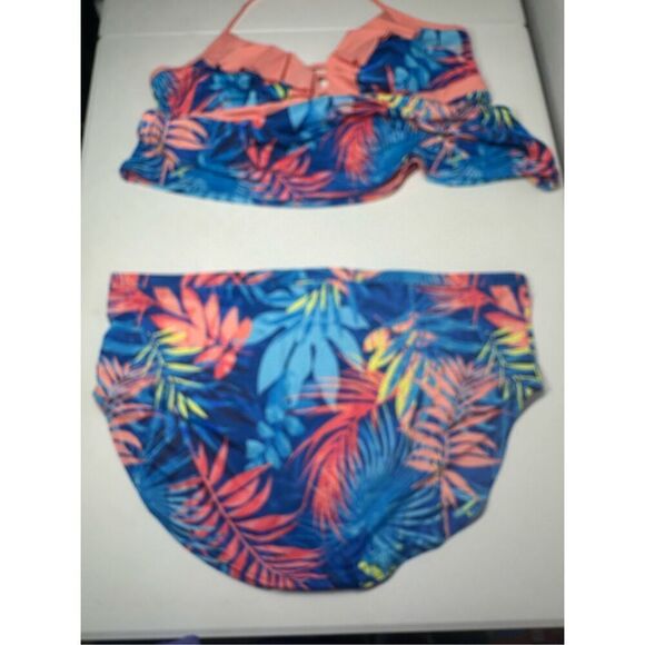 Peyton and Parker Tropical Floral Priny Woman’s Bohemian 2 Pcs Swim Suit Size 3X - Picture 8 of 16